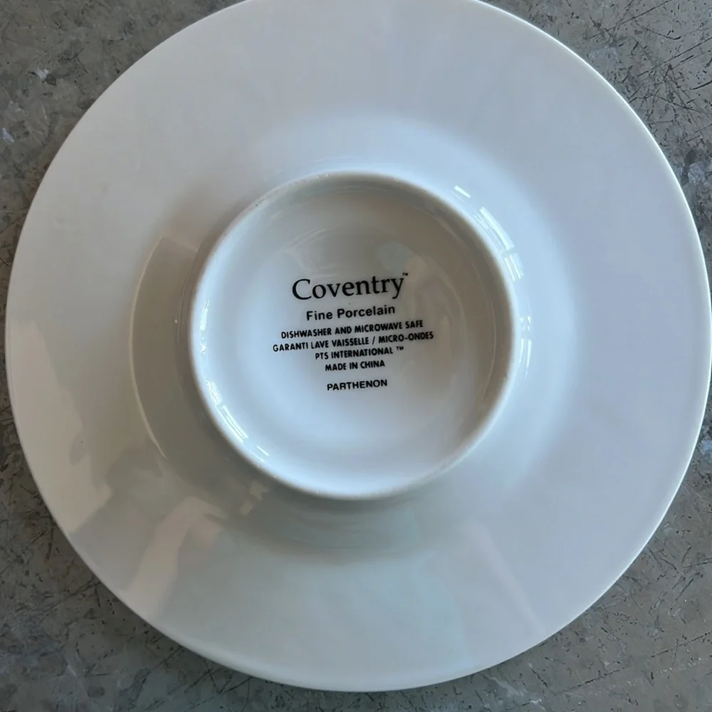 COPY - Coventry Parthenon plat, cup and saucer set